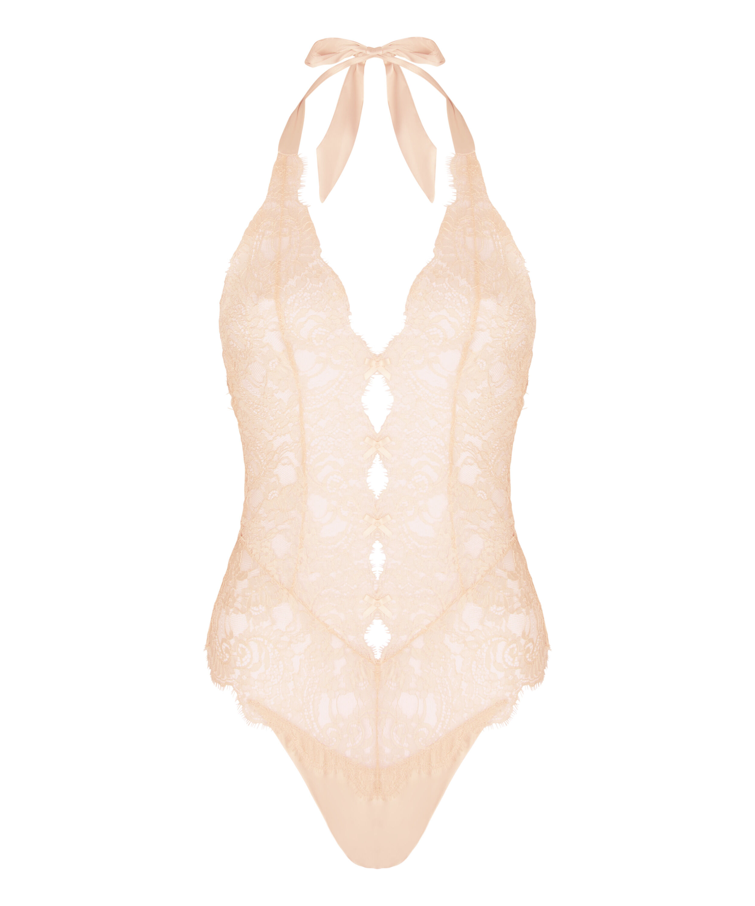 Halter Body Sylvia, Beżowy