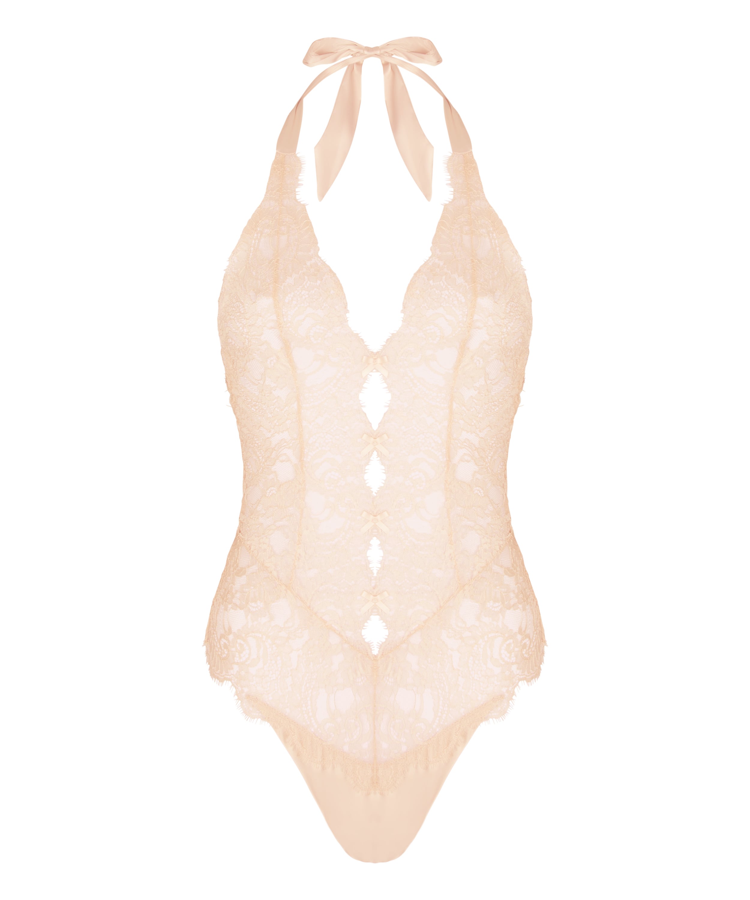 Halter Body Sylvia, Beżowy, main