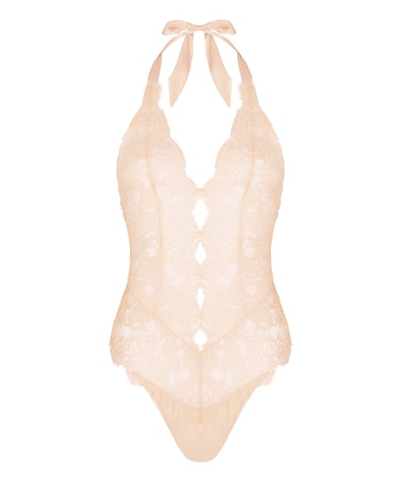 Halter Body Sylvia, Beżowy