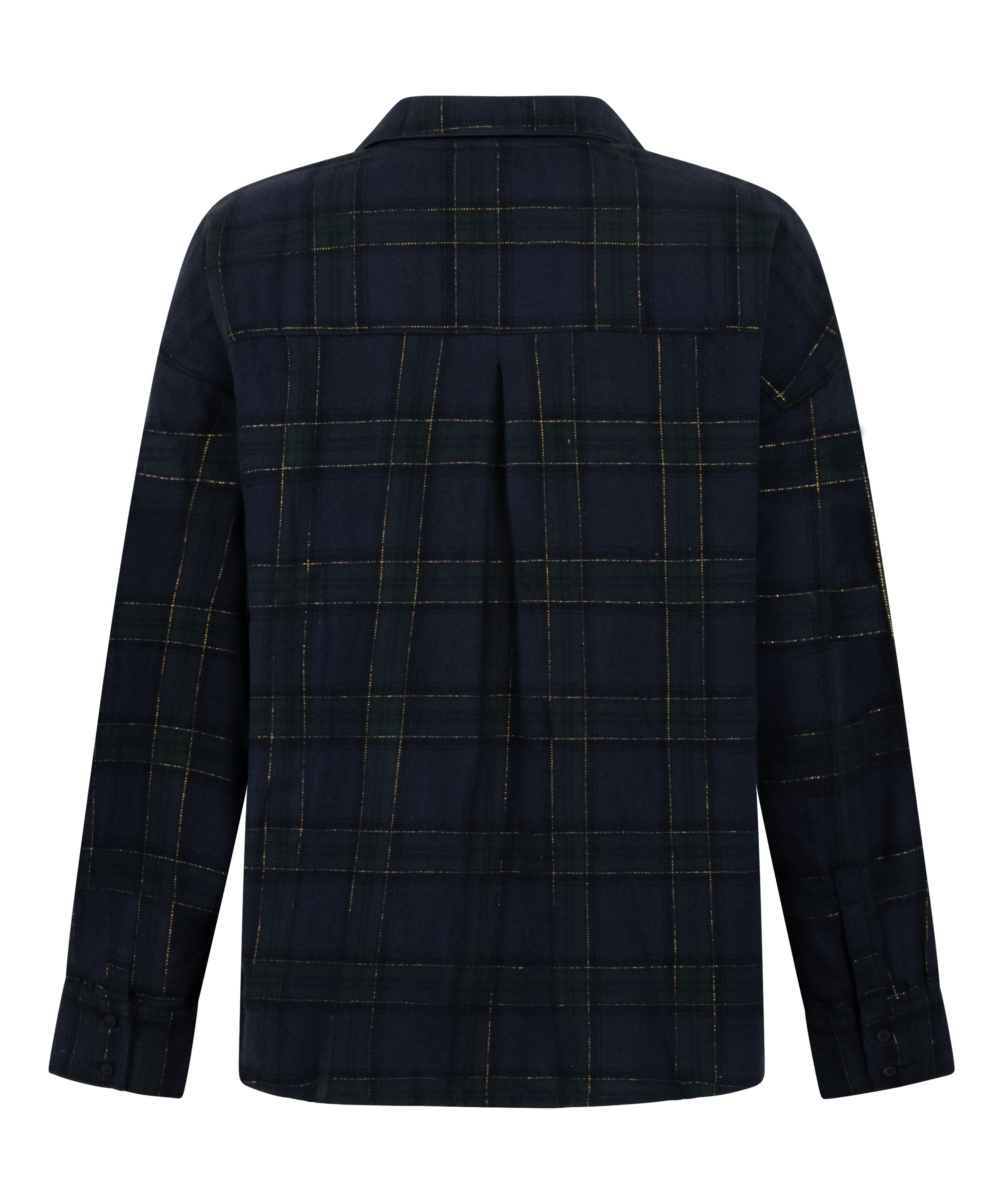 g&oacute;rna część piżamy Flanela, Niebieski, main