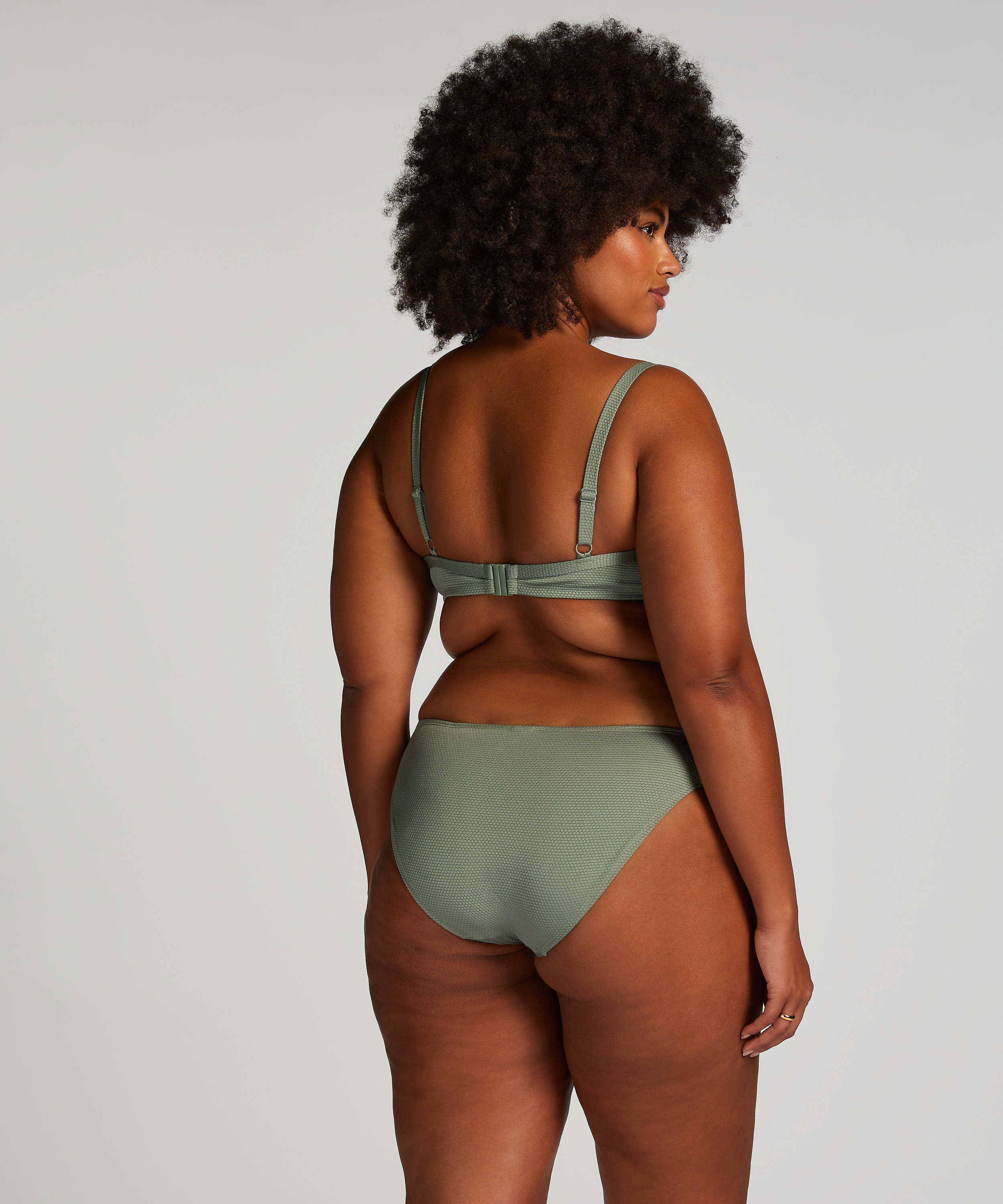 Majtki Bikini Rio Scallop, Zielony, main