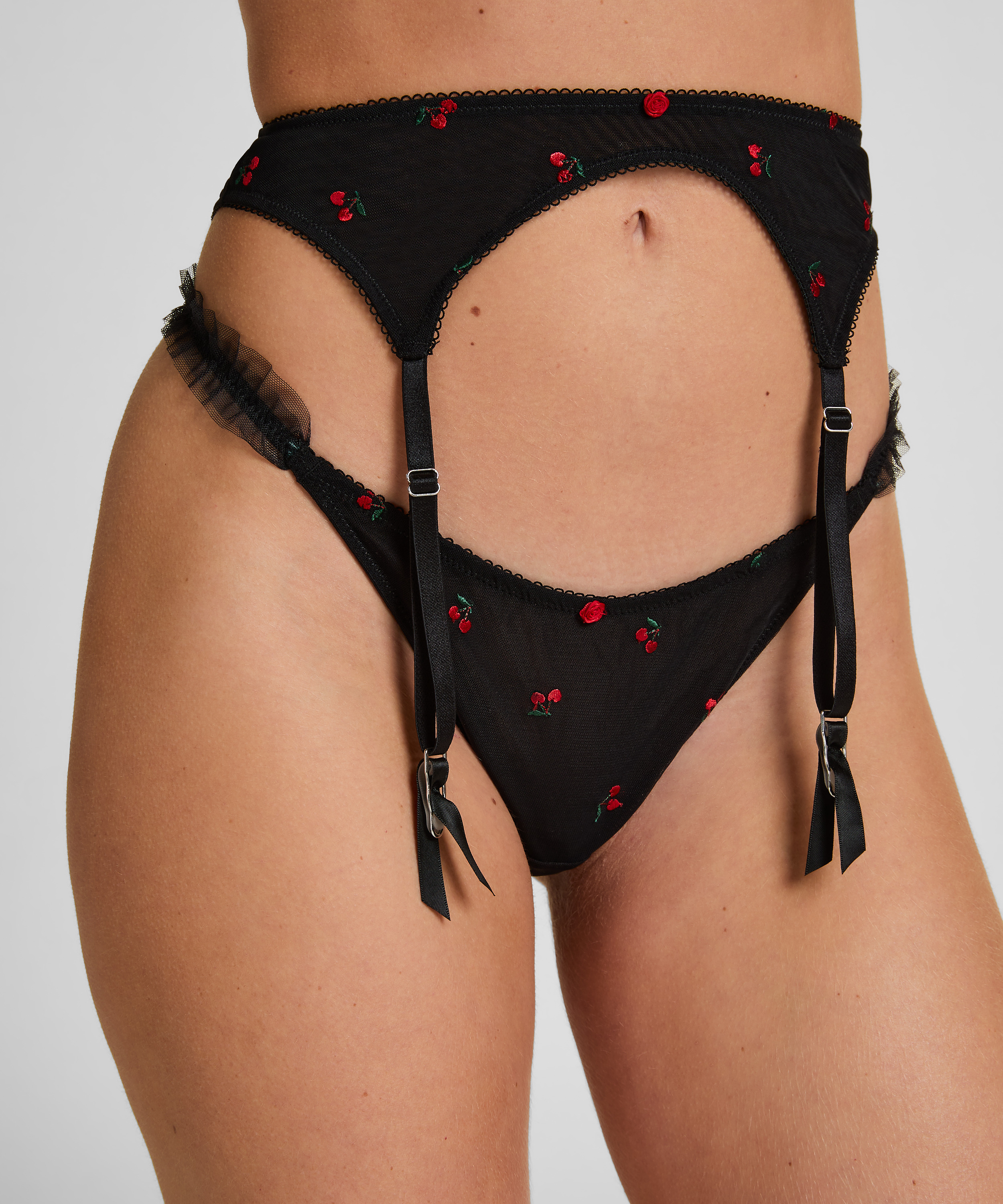 Podwiązki Chelsey, Czarny, main