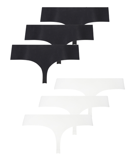 6 par niewidzialnych stringów, Biały