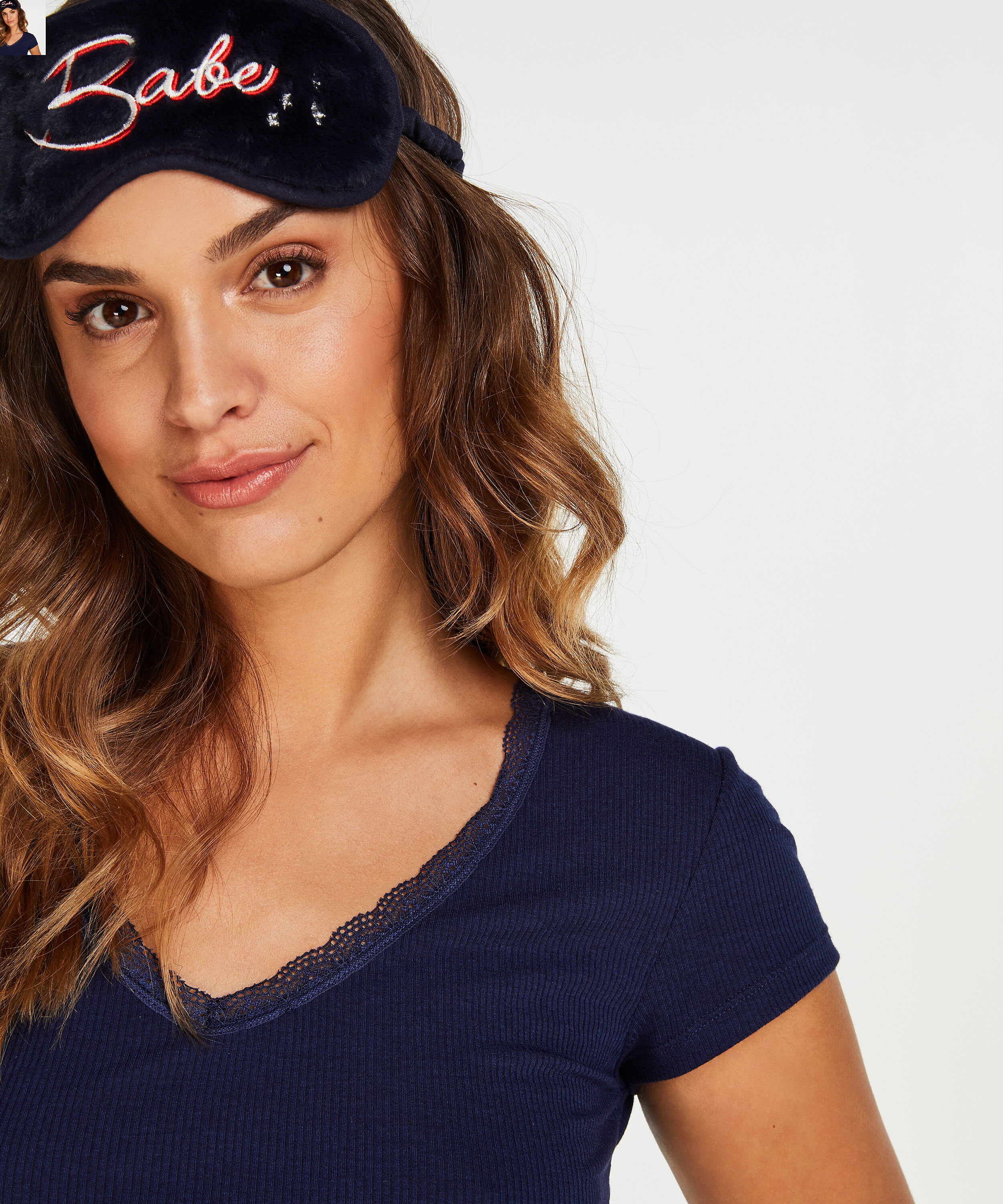 Babe Sleep Mask, Niebieski