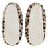 Leopard Cosy Ballerina Slippers, Beżowy