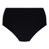 Wysokie Modelujące Majtki Bikini Luxe, Czarny