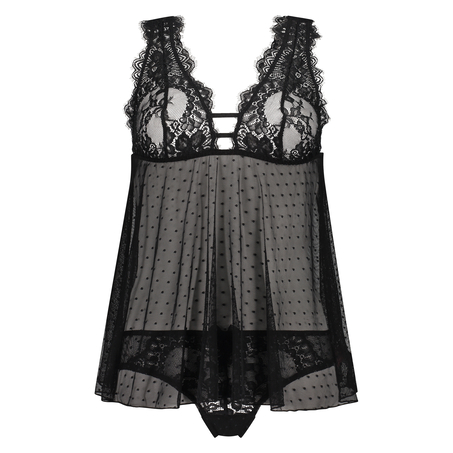 Tricia Cami Set, Czarny