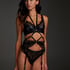 Body harness z cholerem Private, Czarny