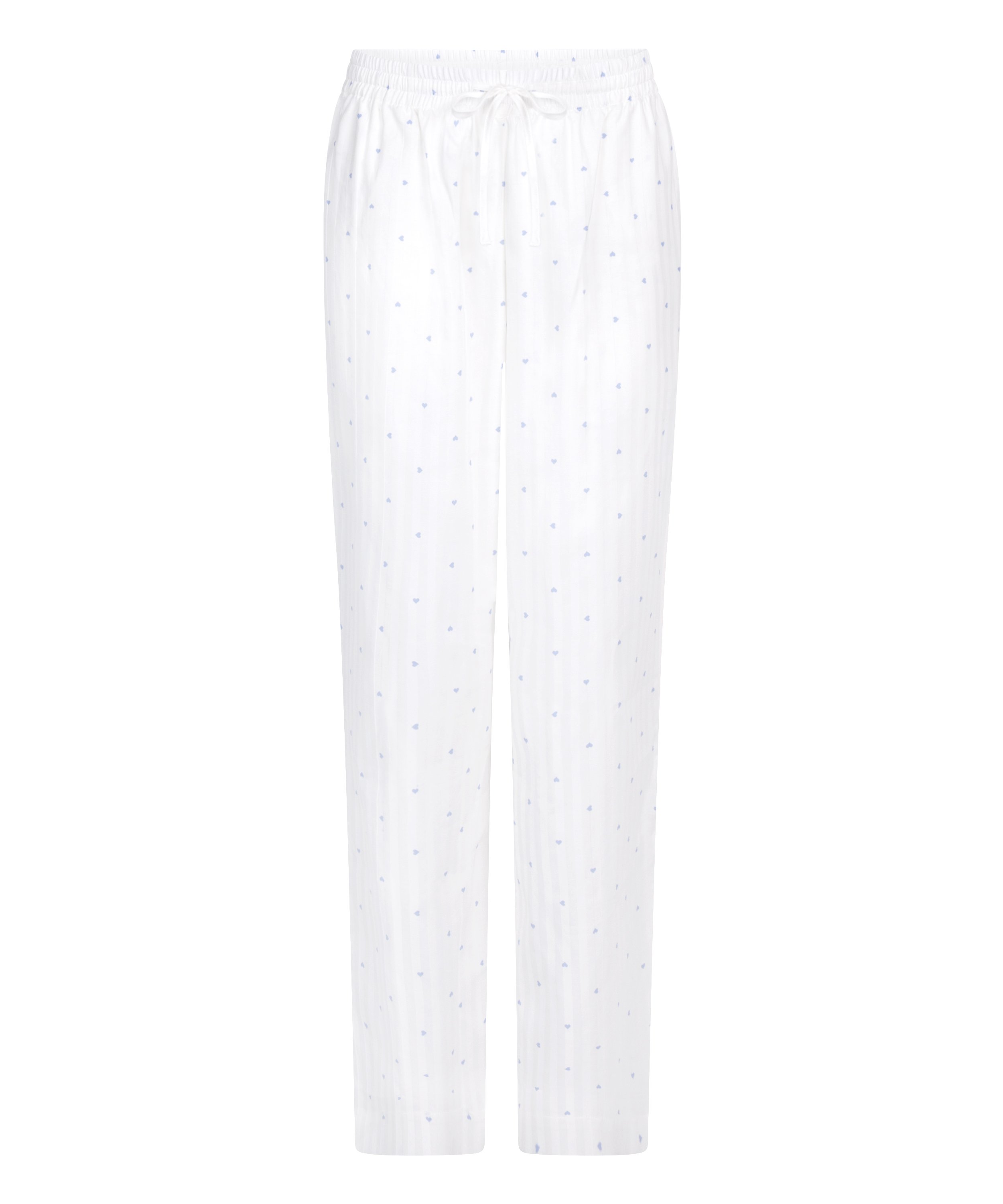 Dżersejowe spodnie Jacquard Hearts, Niebieski, main