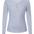 Bluza piżamowa Henley z długim rękawem, Fioletowy