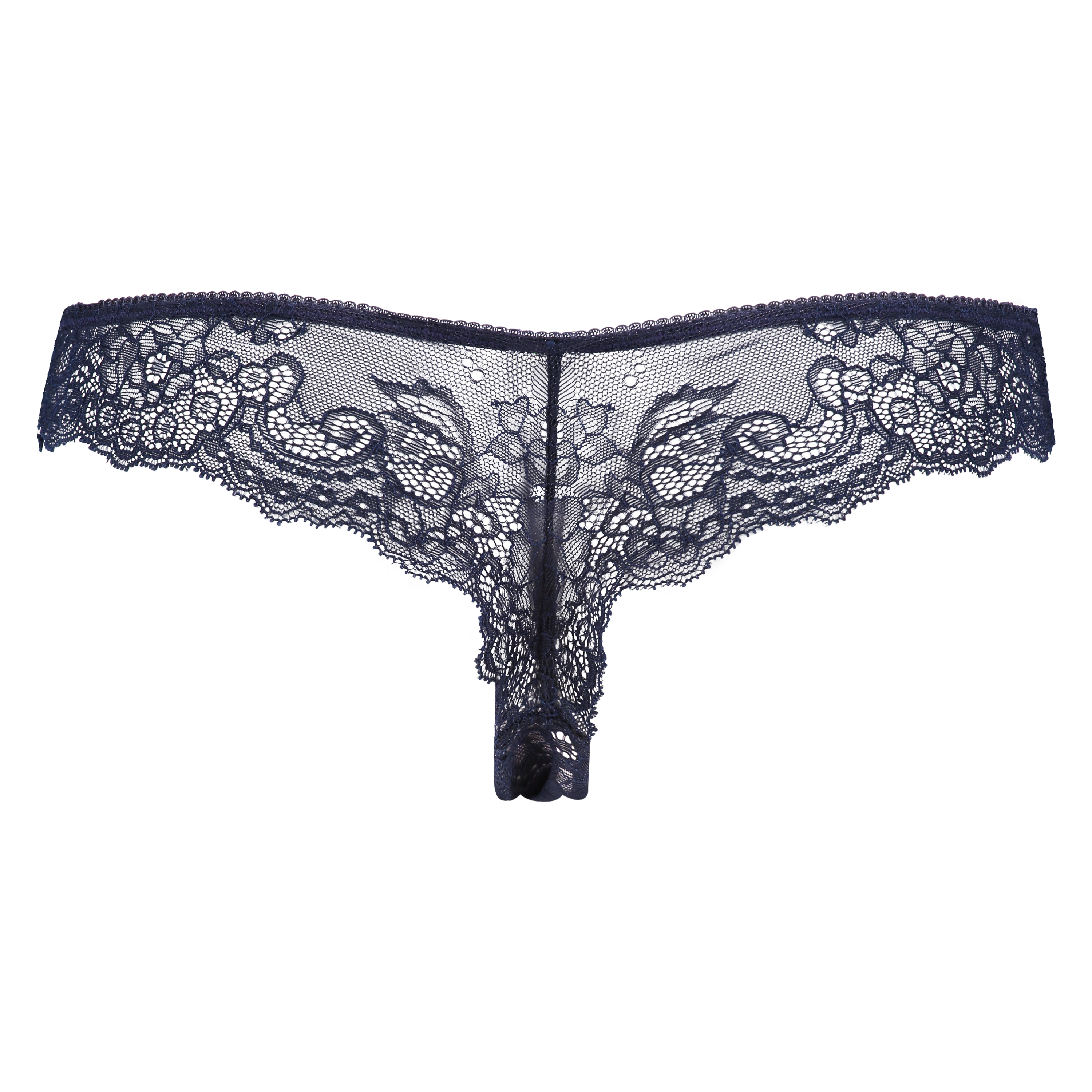 Contrast Ultra Low V-Thong, Niebieski, main