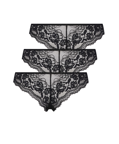 Brazyliany Chelsea 3-pak, Czarny