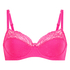Biustonosz nieusztywniany z fiszbinami Sophie, R&oacute;żowy