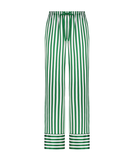 Spodnie z satyny, Zielony