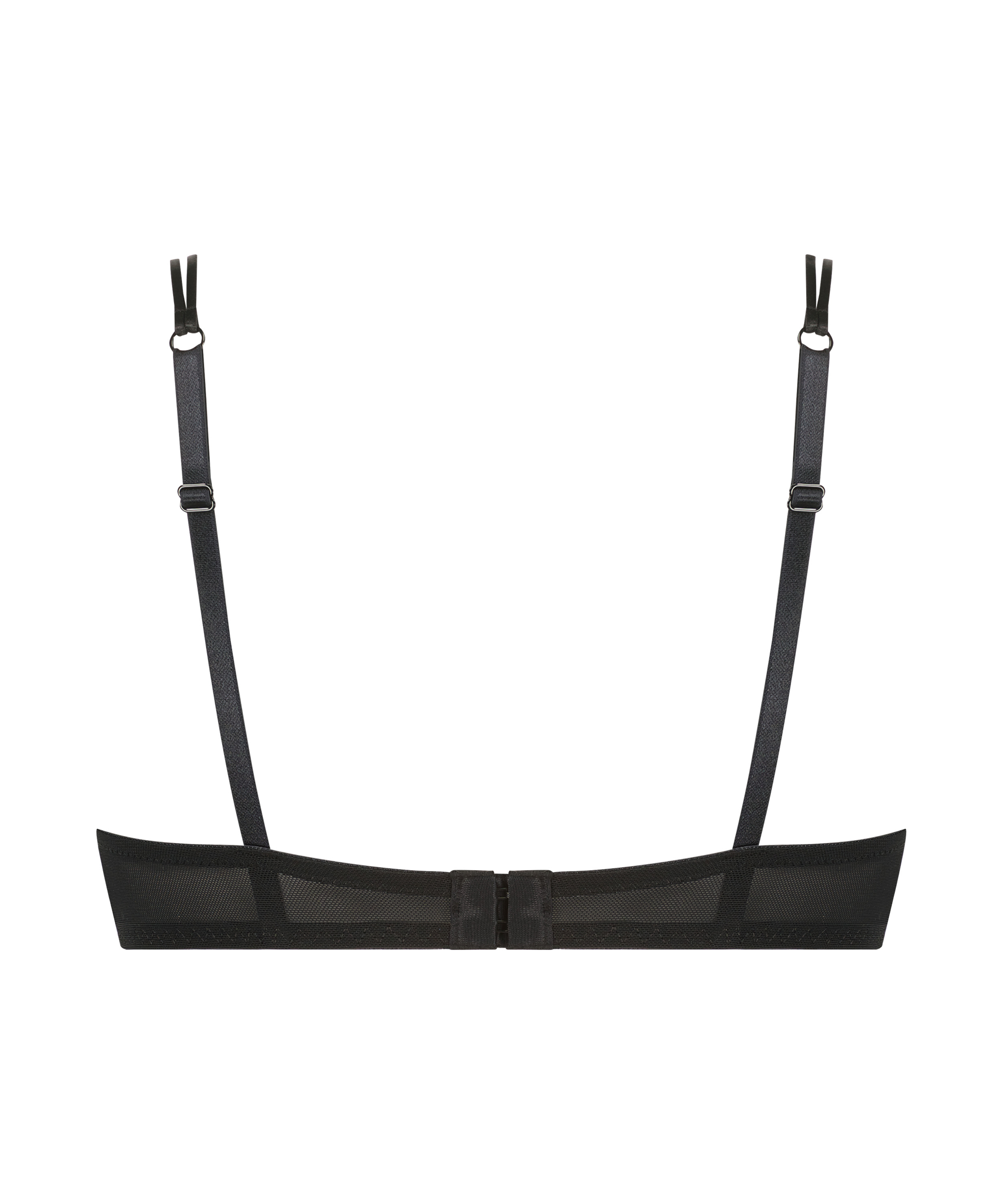 Biustonosz usztywniany z fiszbinami Bliss, Czarny, main