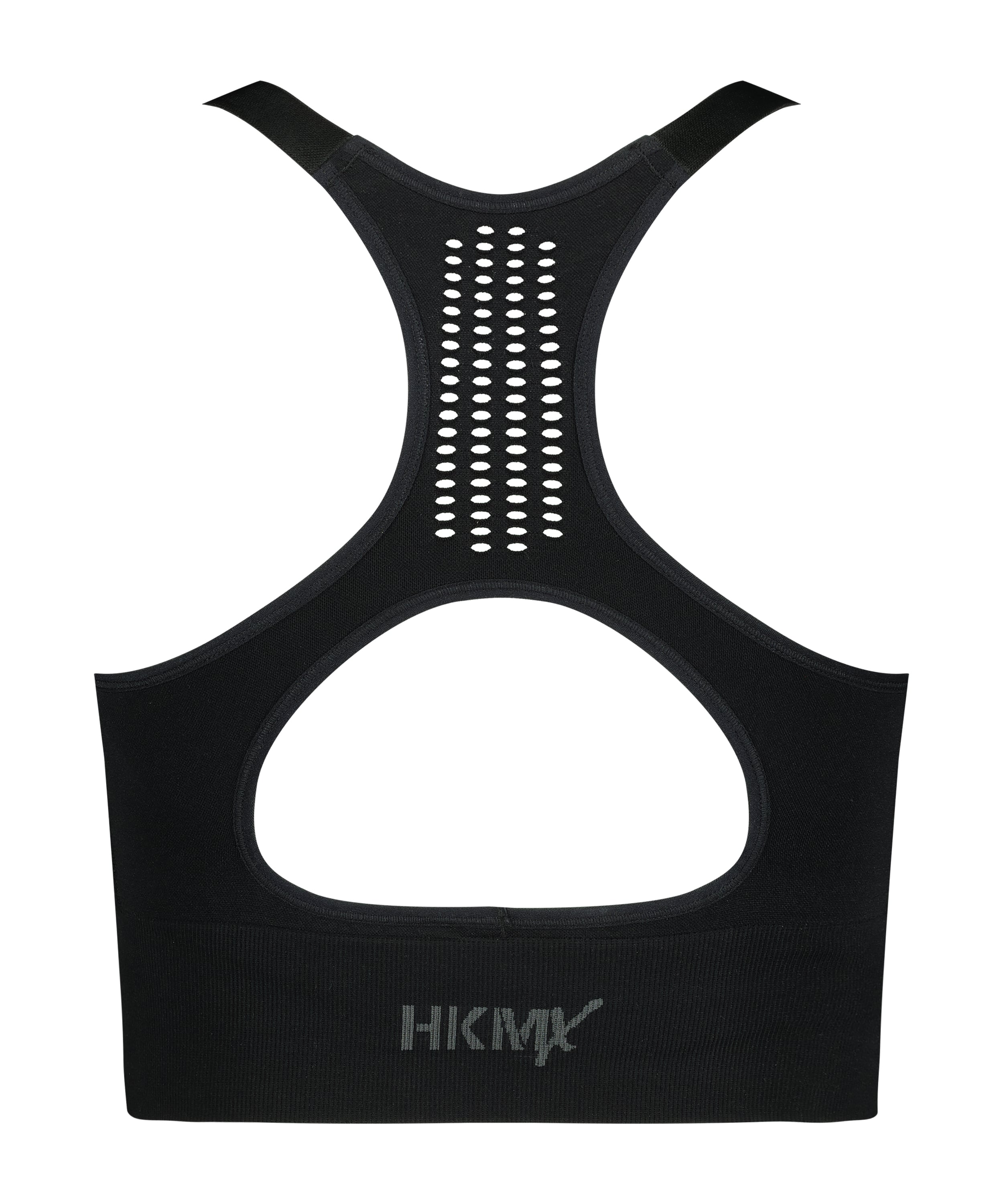Sportowy biustonosz HKMX, poziom 1, Czarny, main