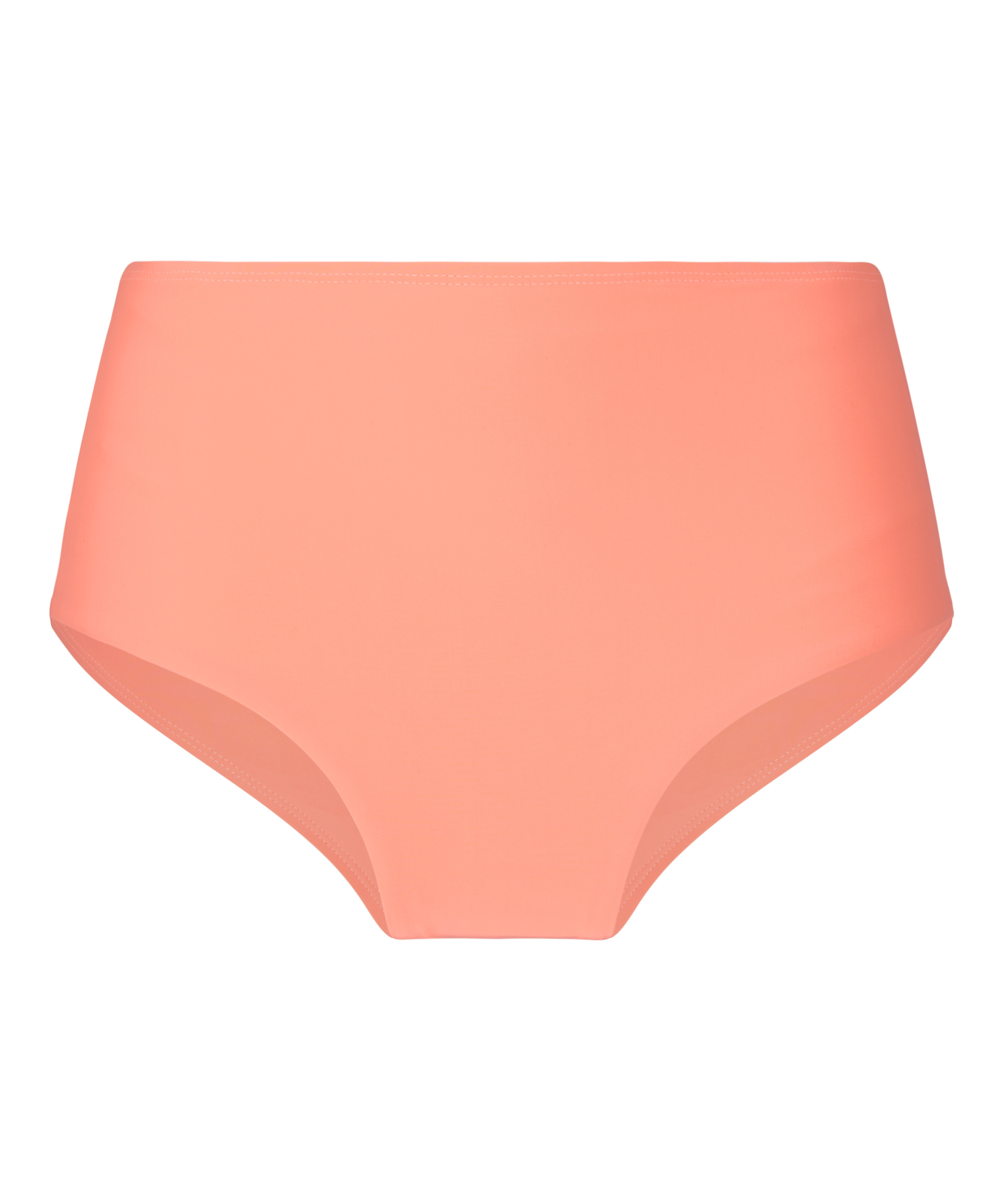 Wysokie Modelujące Majtki Bikini Luxe, Pomarańczowy, main