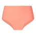 Wysokie Modelujące Majtki Bikini Luxe, Pomarańczowy