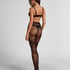 Rajstopy Allover Lace, Czarny