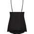 Babydoll Satin Mariah, Czarny