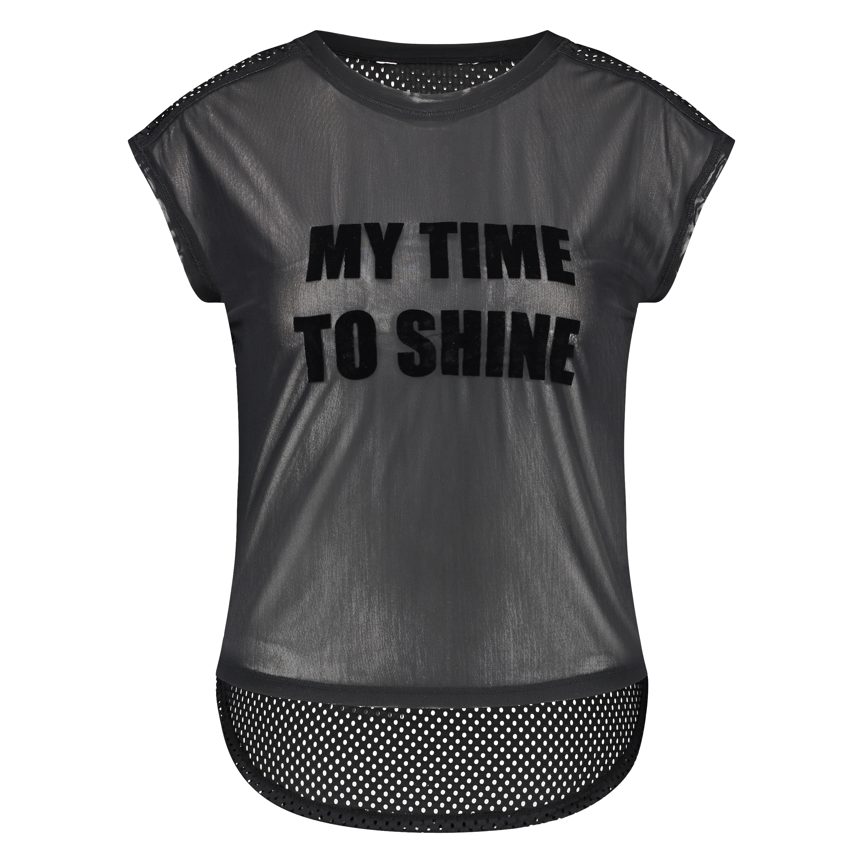 HKMX Time to shine Sports top, Czarny, main