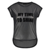 HKMX Time to shine Sports top, Czarny