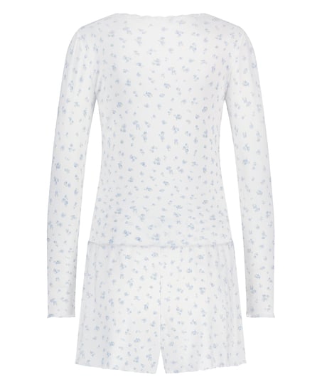 Piżama Rib, Niebieski