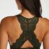 Halter racerback bralette, Zielony