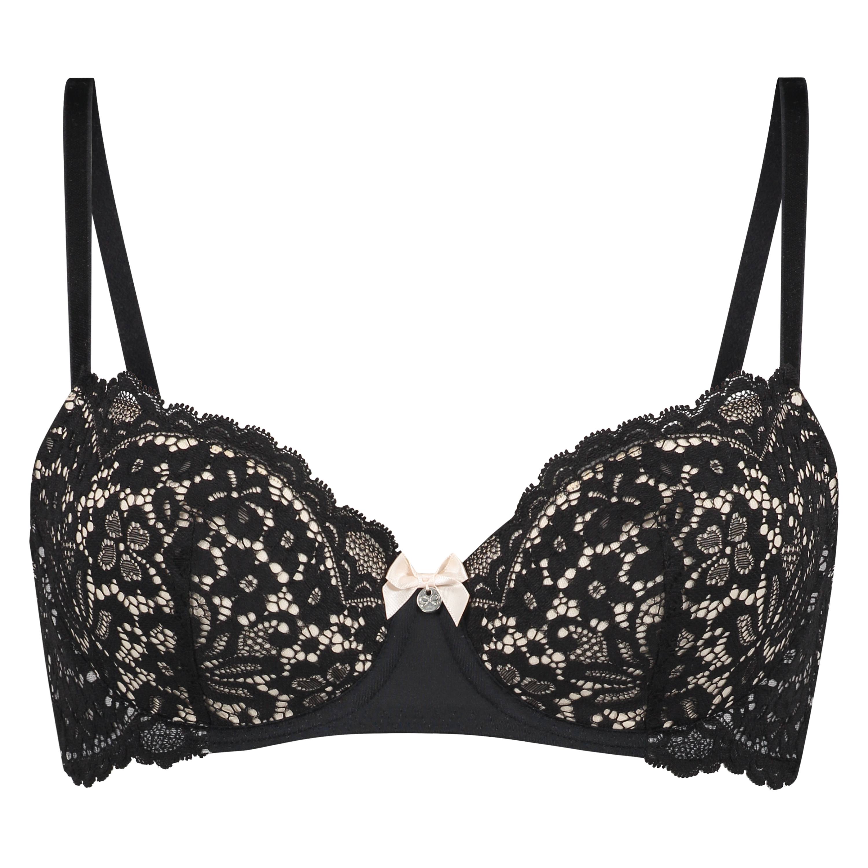 Marina Padded Underwired Bra, Czarny, main