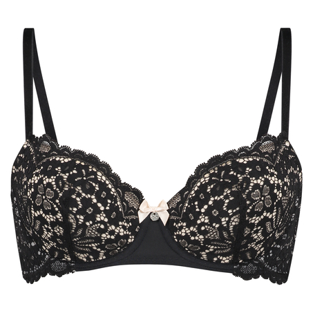 Marina Padded Underwired Bra, Czarny