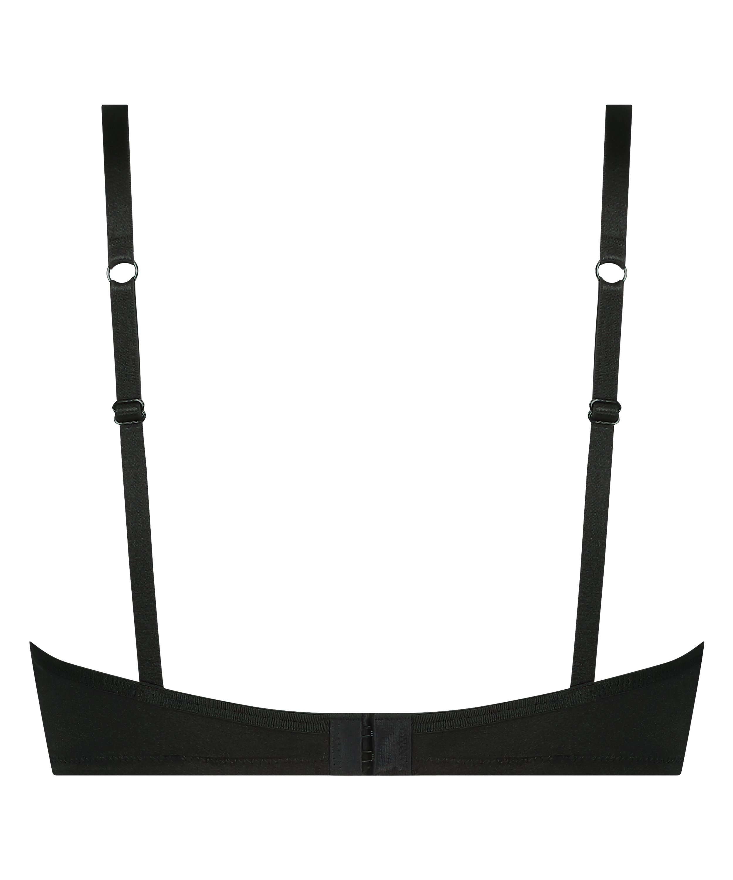 Biustonosz nieusztywniany z fiszbinami Ruby, Czarny, main