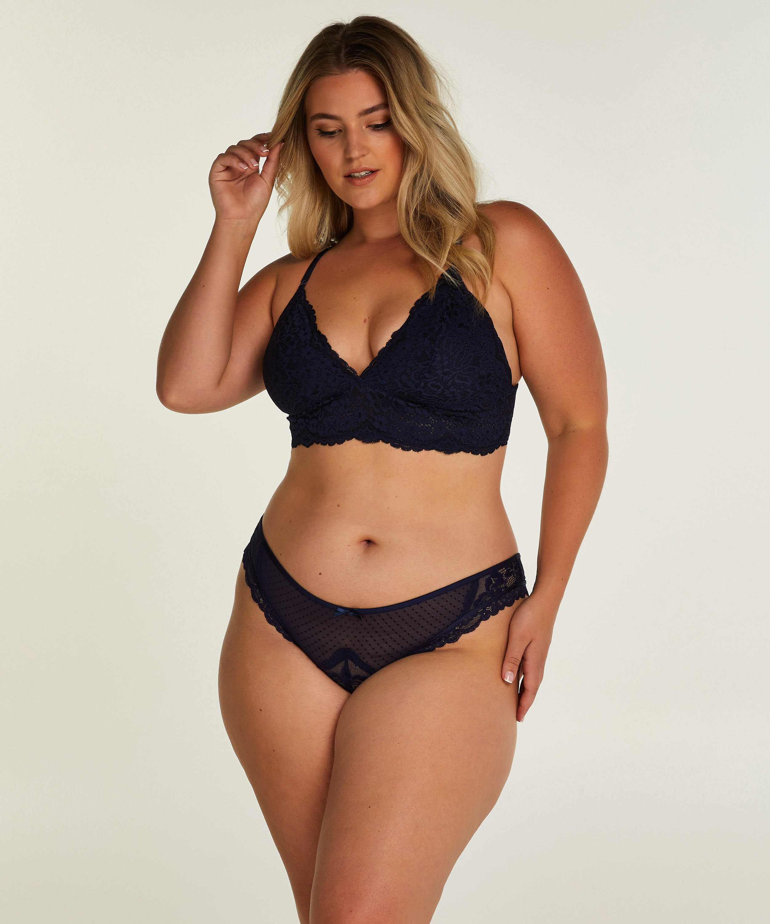 Indi majtki brazyliany, Niebieski, main