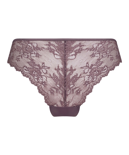 Brazyliany Lace Back, Fioletowy