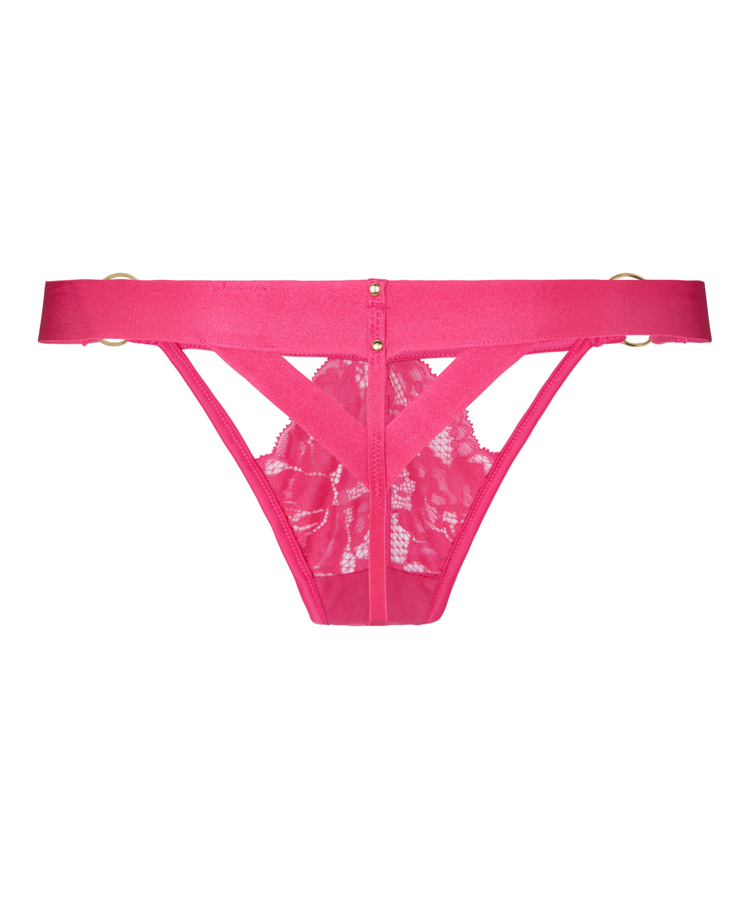 Stringi Emmeline z Wysokim Krojem, R&oacute;żowy, main