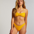 Kr&oacute;tki komplet bikini Crinkle, Ż&oacute;łty