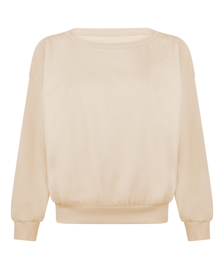 Boatneck Sweater Audrey, Szary