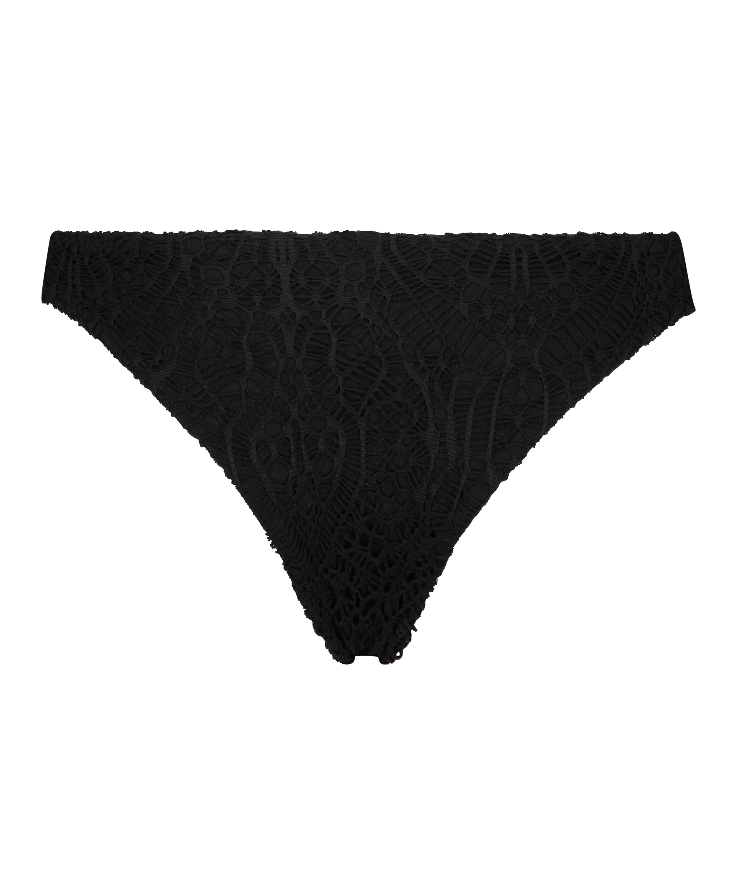 Szydełkowe brazyliany bikini, Czarny, main
