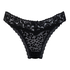 Marina Extra Low Thong, Czarny