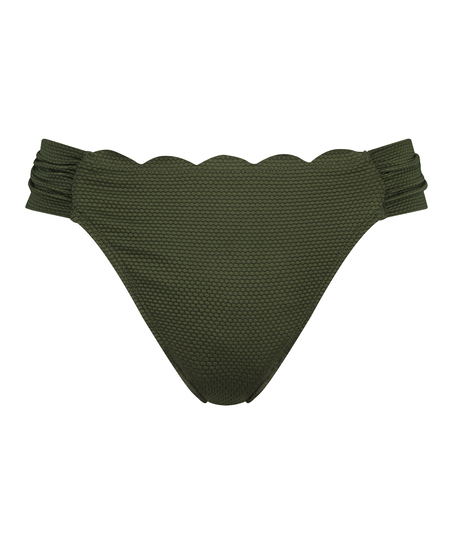 Majtki Bikini Rio Scallop, Zielony