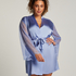 Satynowe kimono, Niebieski