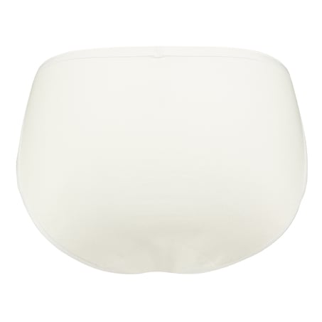 Koronkowe majtki midi Superslip, Biały