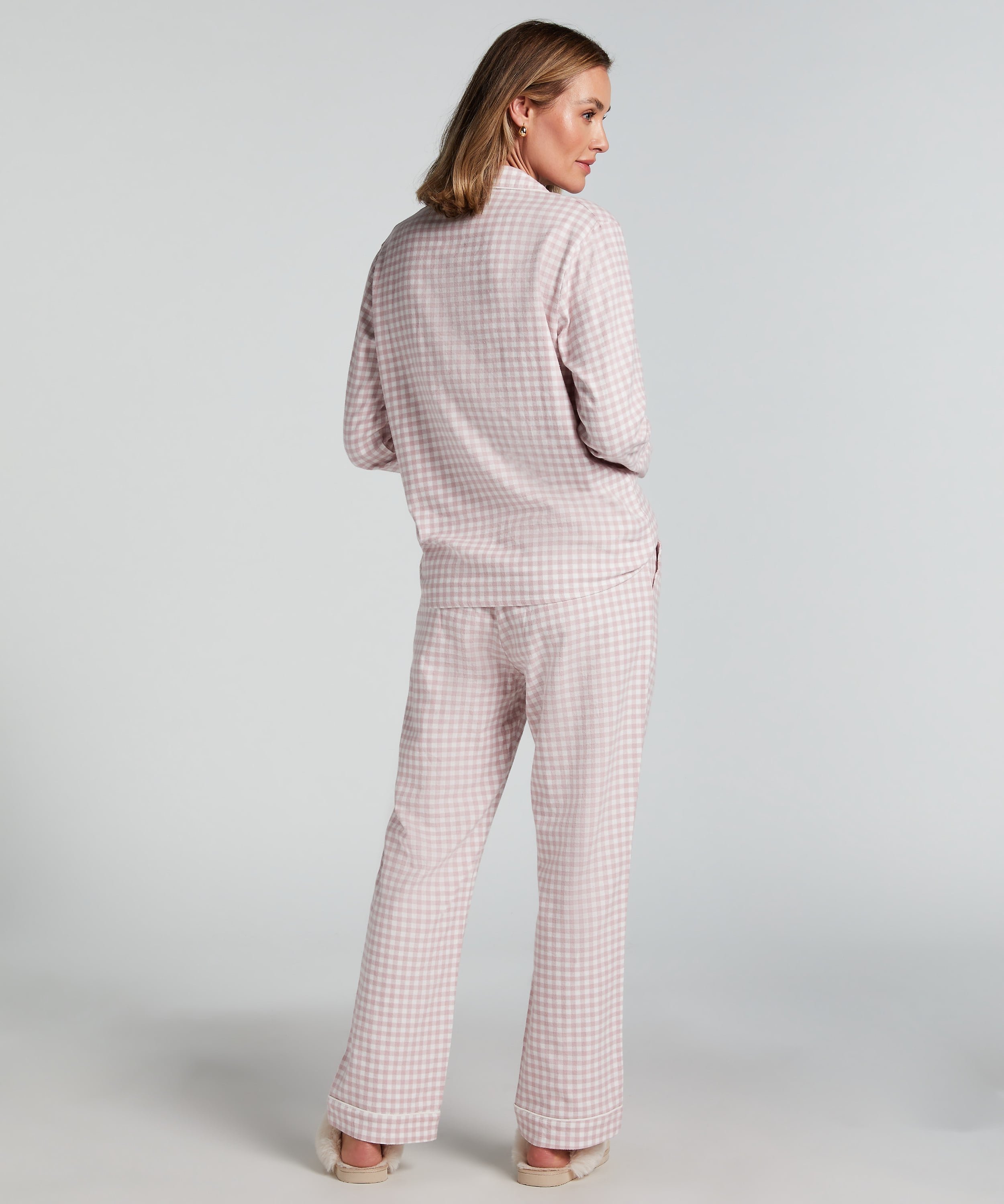 Top piżamowy Flanel Essentials, Fioletowy, main