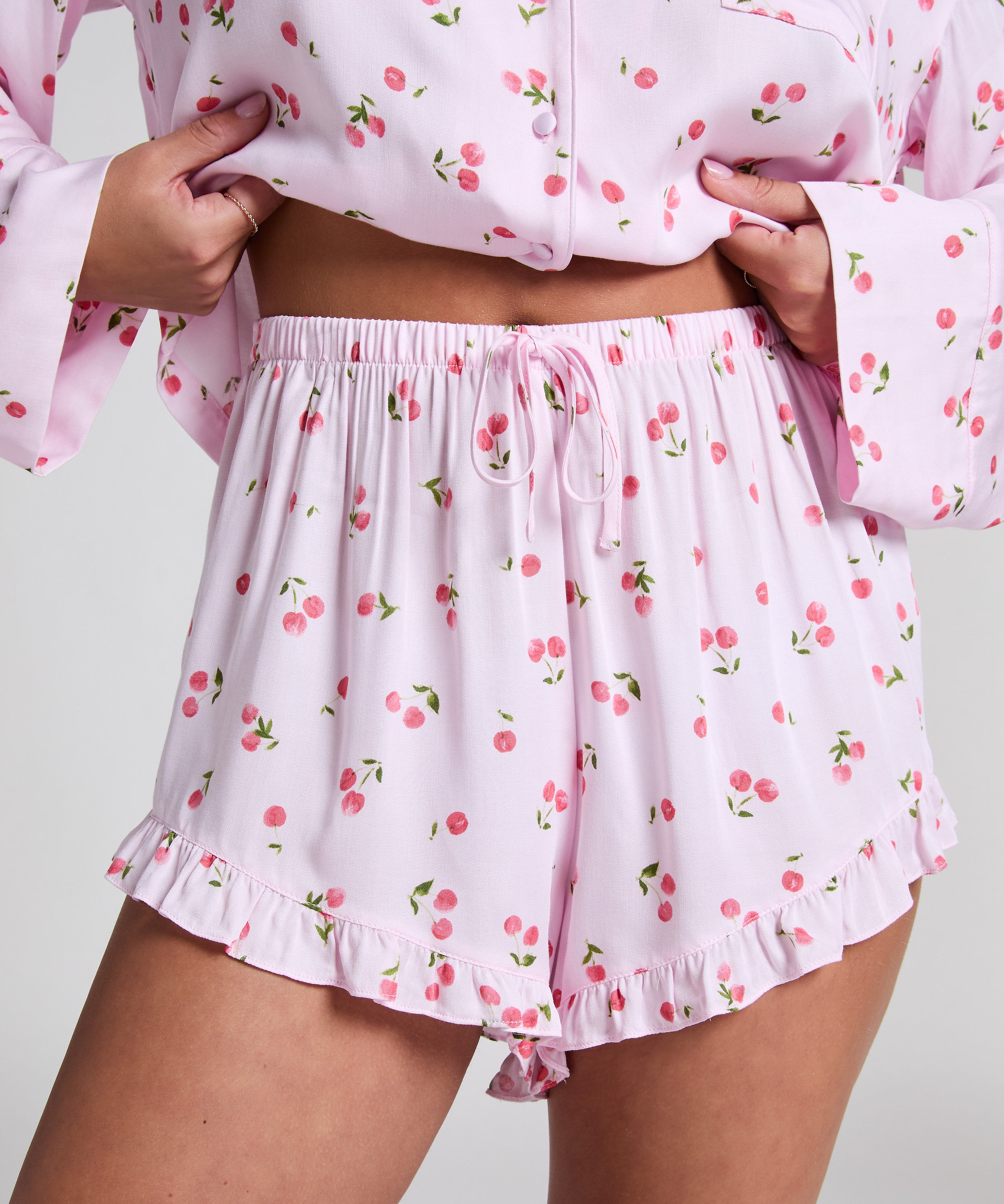 Szorty piżamowe, R&oacute;żowy, main