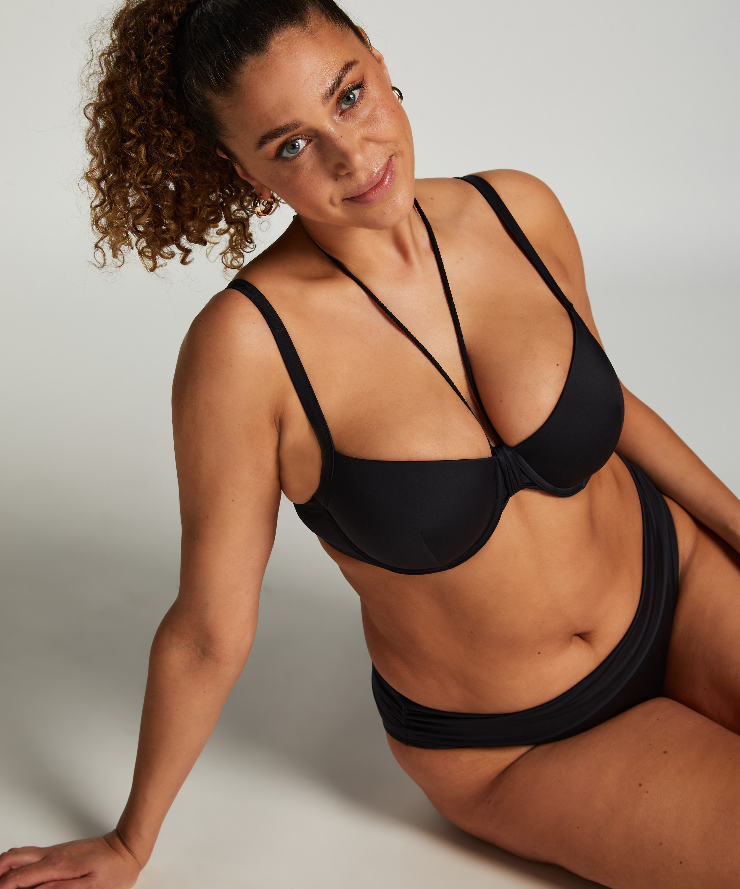 Majtki Bikini Rio Luxe, Czarny, main