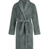 Fleece Bathrobe Short, Zielony