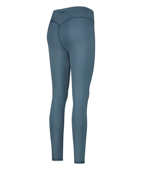 Legginsy z wysokim stanem, Niebieski