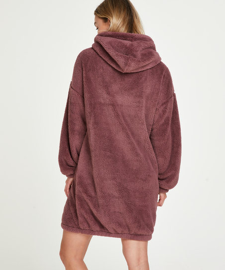 Polarowa sukienka, R&oacute;żowy