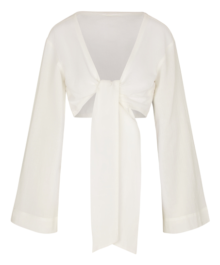 Top Plażowy Glam, Biały