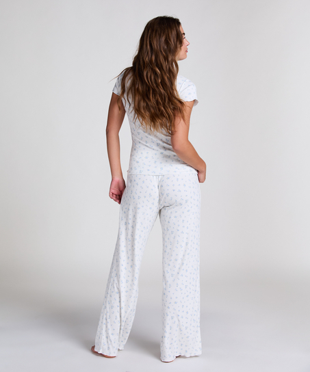 Piżama Rib, Niebieski