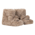 Kapcie Teddy Bear, Beżowy